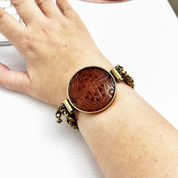 CAbi Convertible Bracelet / Brooch Asian Style - Picture 3 of 6